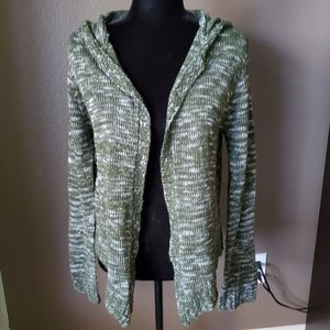 Green cardigan